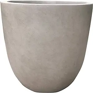 18 Inch Dia Round Concrete Planter