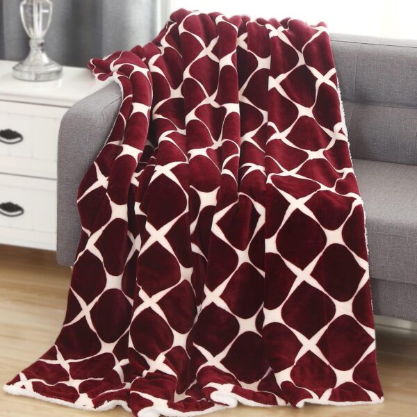 Elegant Comfort Luxury Ultra-Plush Velvet Touch FleeceThrow Soft, Warm, Cozy