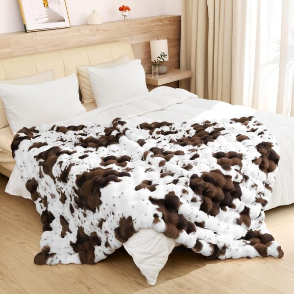 Fluffy Fuzzy Warm Throw Blanket for Couch