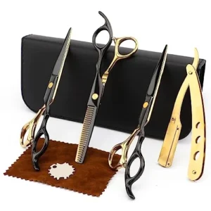 1 Set Hairdressing Tools Set Scissors Kit Flat Scissors Hairdressing Scissors Barber Scissors Hair Cutting Scissors Haircut Scissors Hair Clippers Hairdressing Equipment
