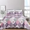 Purple Quilt Set Queen Size