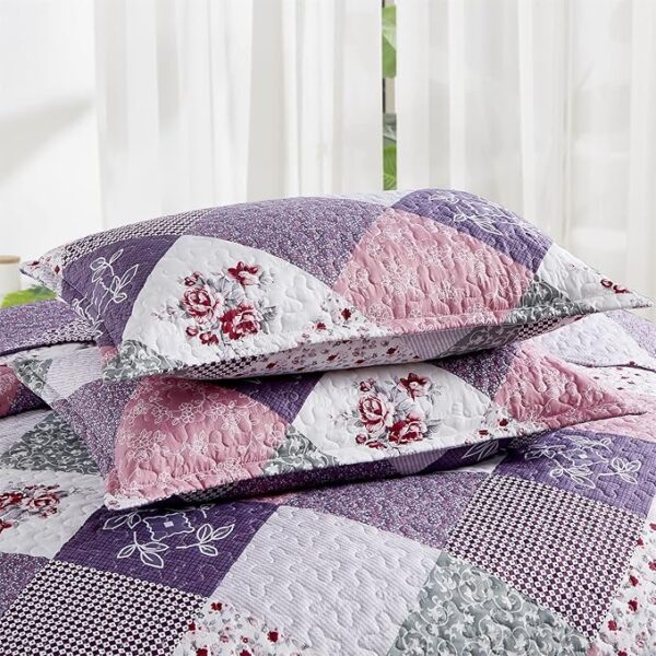 Purple Quilt Set Queen Size