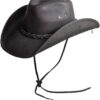 American Hat Makers Hollywood Leather Cowboy Hat