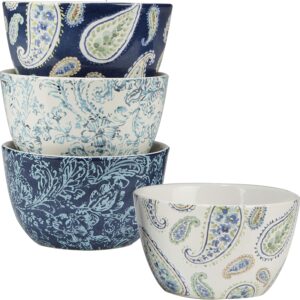 Blue 16 pc Dinnerware Set, Service for 4, Multicolor
