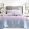 Bailey Pattern Printed Bedding Coverlet Set