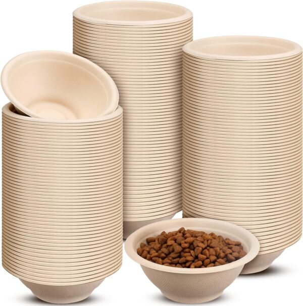 200 Pcs Disposable Pet Bowls