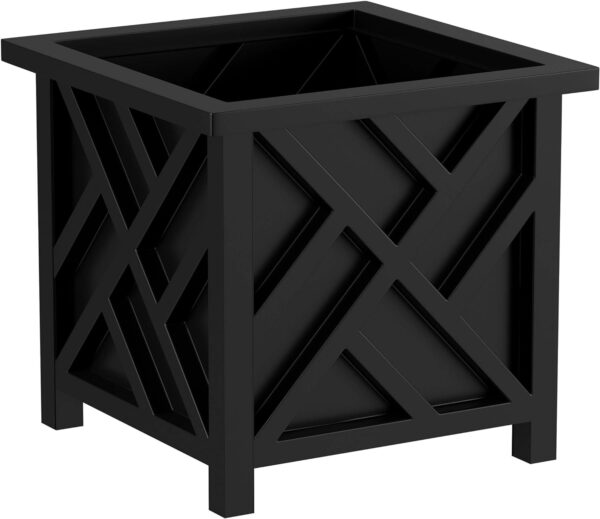 Pure Garden Lattice Design Planter Box