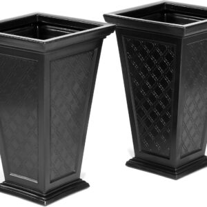 Outdoor Casablanca Self-Watering Planter (2-Pack)