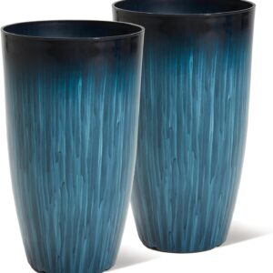 Worth Garden 23.5" H. Large Plastic Planters