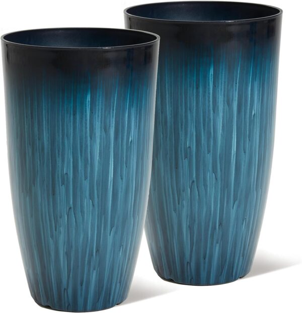 Worth Garden 23.5" H. Large Plastic Planters
