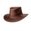 Leather Cowboy Hat for Men & Women Weatherproof Boho Hat
