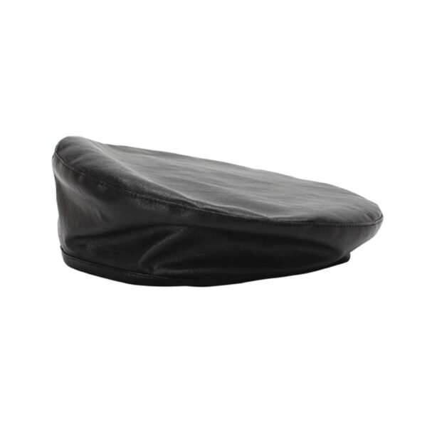 Women Beret Hat PU Leather Beret French Black Beret Artist Beret Cap